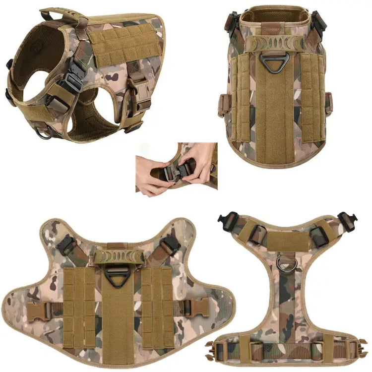 Tactical Dog Harness & Leash Set - dog harness