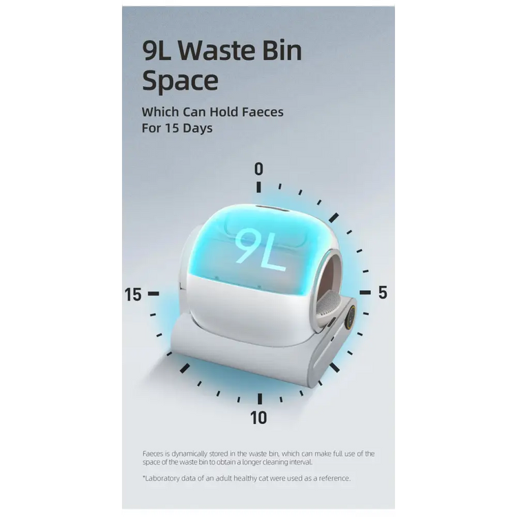 Tonepie 65L Smart Self-Cleaning Cat Litter Box - XS / APP control - cat litter box