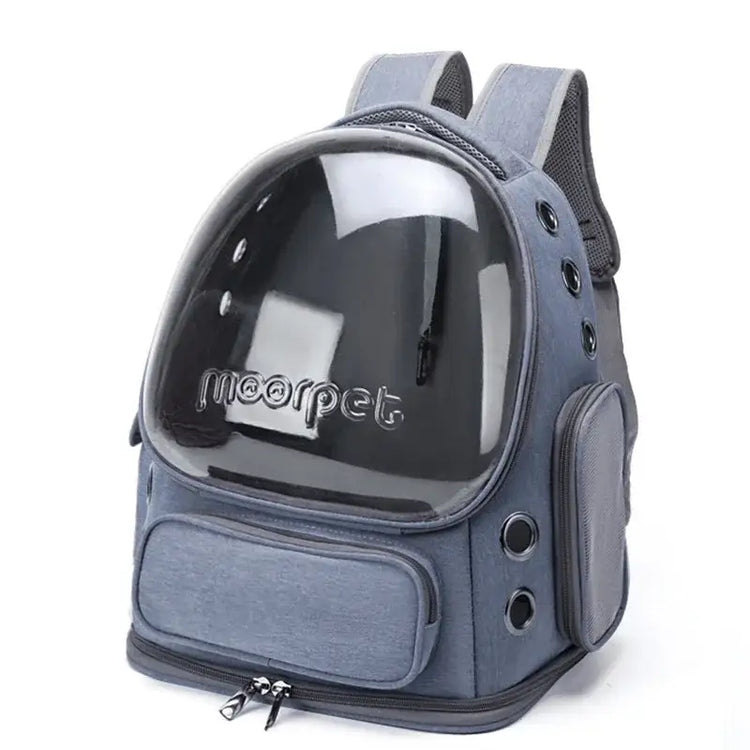Transparent Cat Travel Backpack Carrieries - Blue - cat carrier
