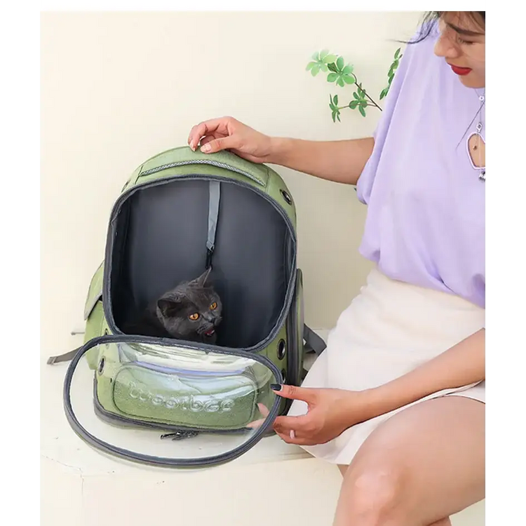 Transparent Cat Travel Backpack Carrieries - cat carrier