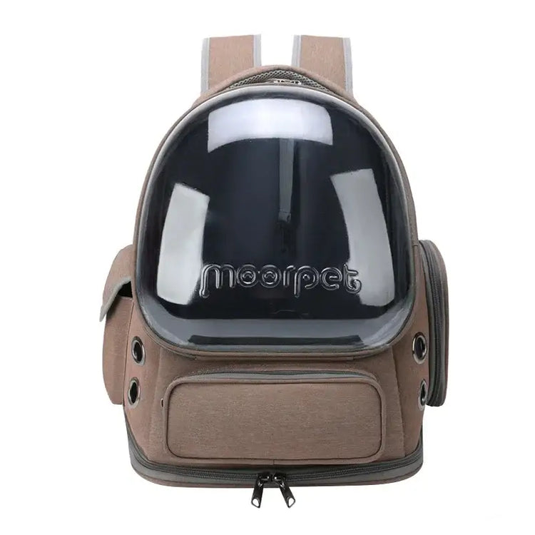 Transparent Cat Travel Backpack Carrieries - Kaki - cat carrier
