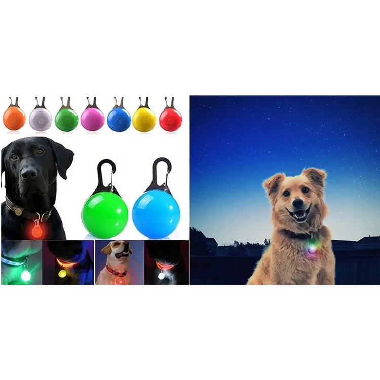 USB Rechargeable Luminous Collar Adjustable Led Glowing Dog Collar for Large Small Dogs Cat Night Light Collar Pet