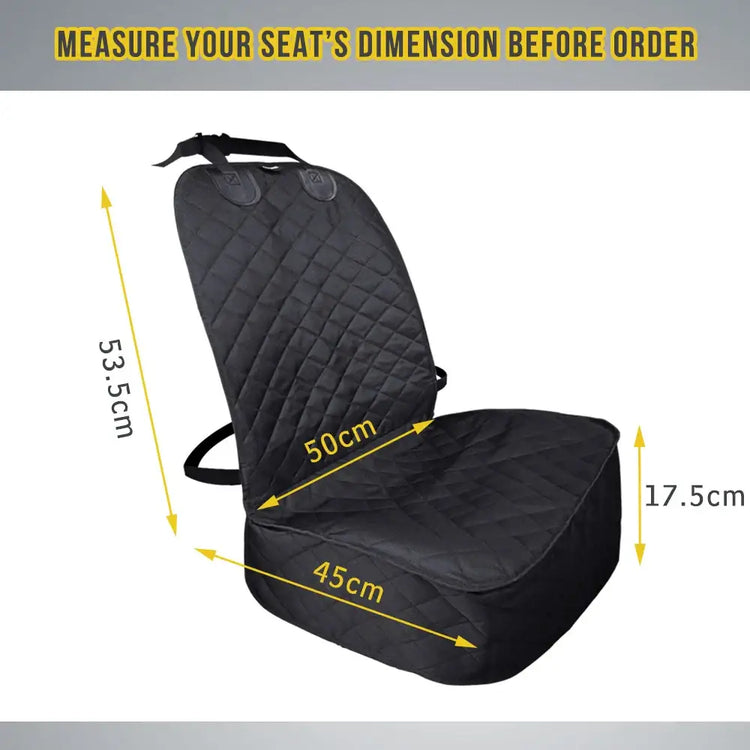 Waterproof Dog Car Seat Cover – Front Seat Protector - car seat cover