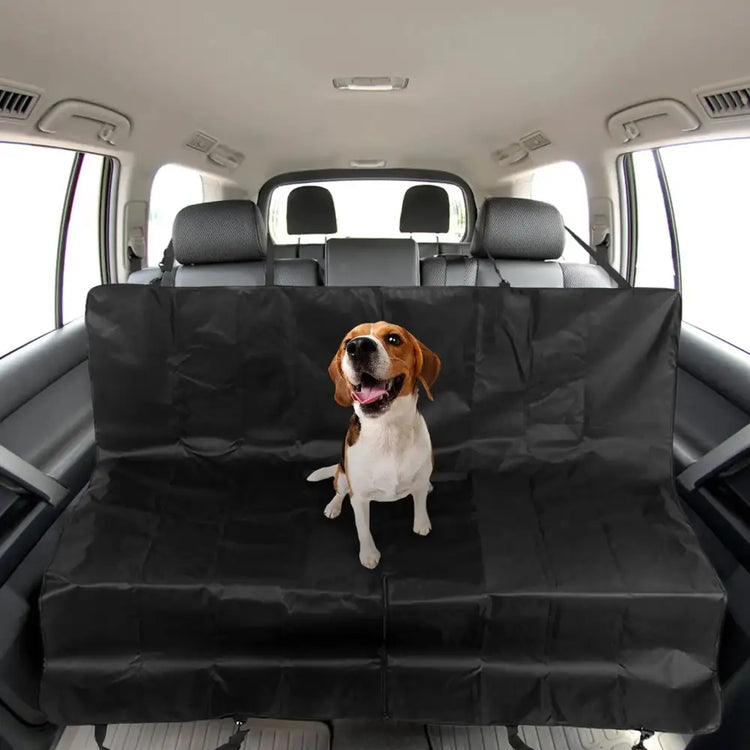 Waterproof Dog Car Seat Hammock – Heavy Duty & Foldable - 55.12 x 53.15inches / Black - car seat cover