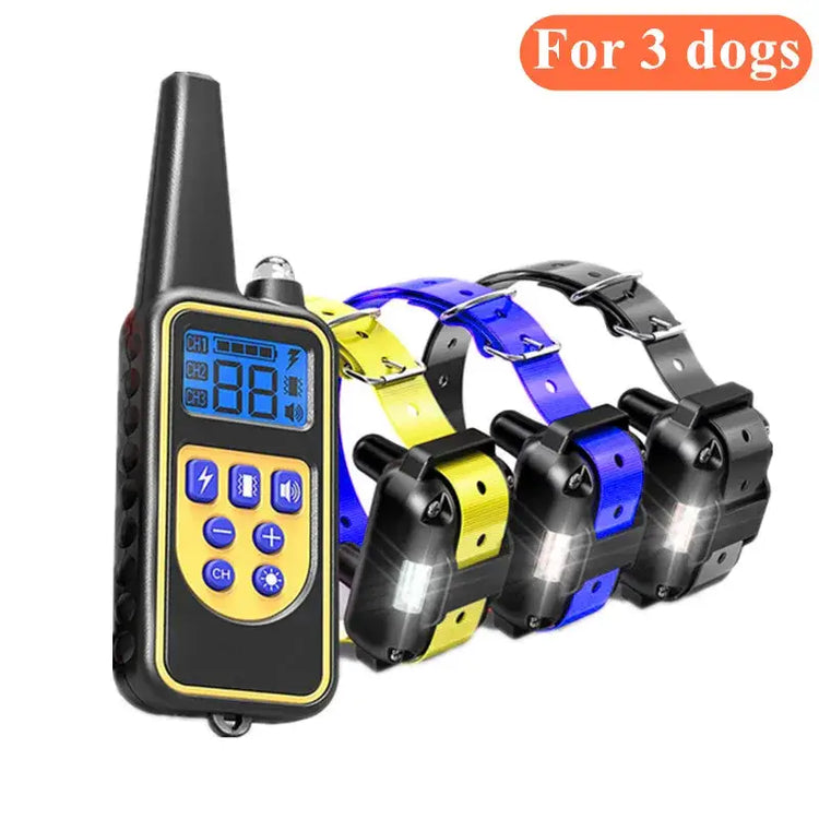 Waterproof Electric Dog Training Collar with Remote - L / EU Plug - Dog training collar