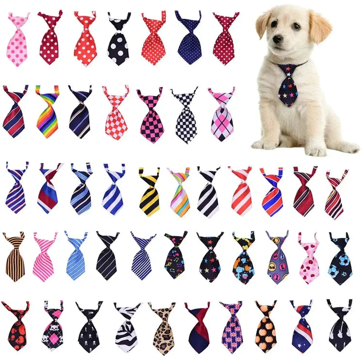 Wholesale Adjustable Pet Bow Ties (30/50/100PCS) - pet apparel