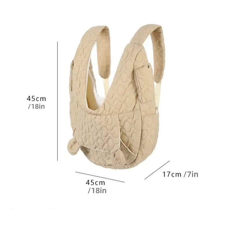 XL Pet Carrier Chest Backpack – Waterproof & Windproof - pet carrier