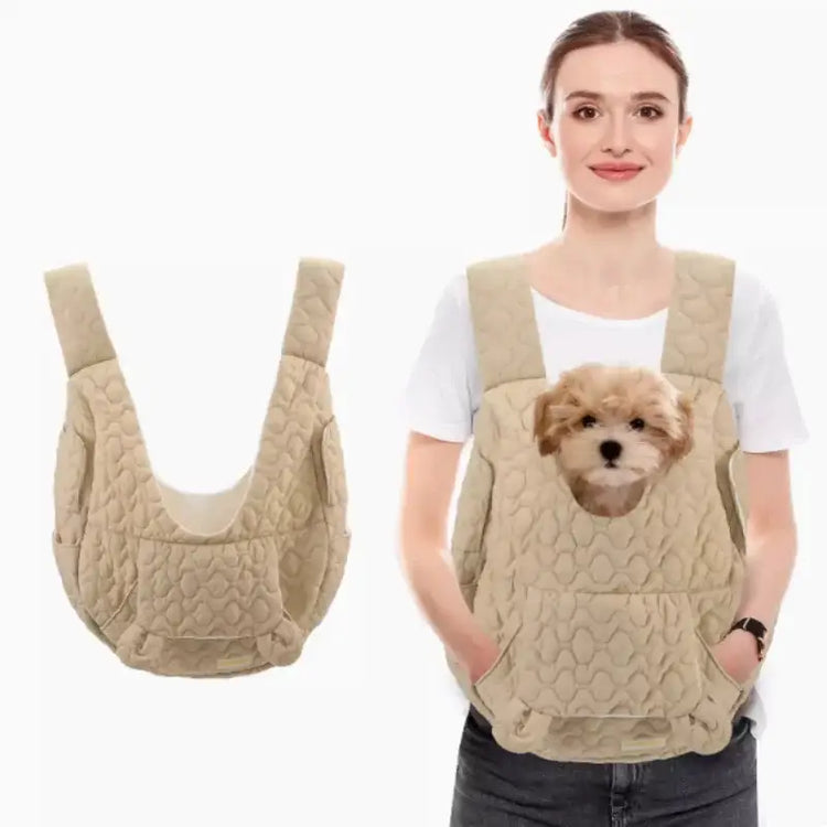 XL Pet Carrier Chest Backpack – Waterproof & Windproof - M / haki - pet carrier