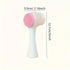 1pc- Silicone Pet Paw Cleaner & Massage Brush - Dual-Sided Dog Grooming Tool for Healthy Coats and Claws - pink