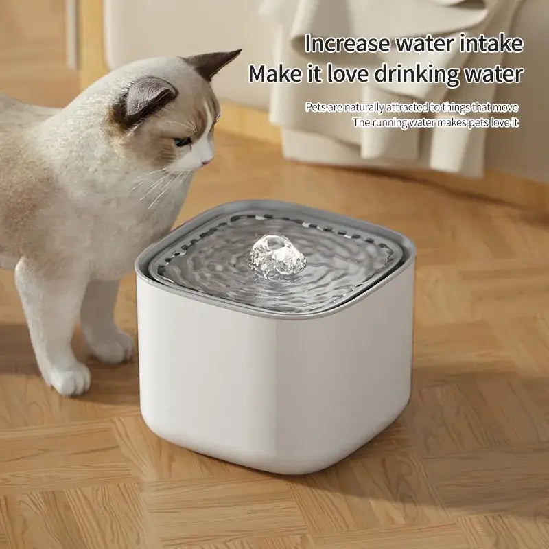 3L Automatic Cat Water Fountain with Filter - cat water fountain