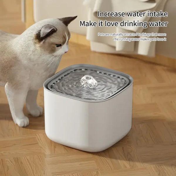 3L Automatic Cat Water Fountain with Filter - cat water fountain