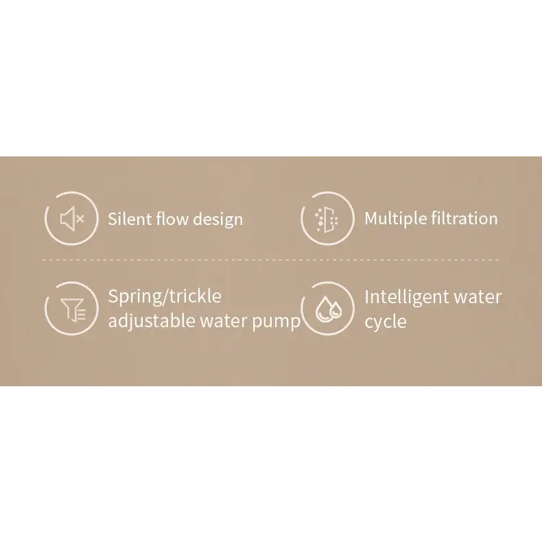 3L Automatic Cat Water Fountain with Filter – USB Quiet Electric Dispenser - cat water fountain