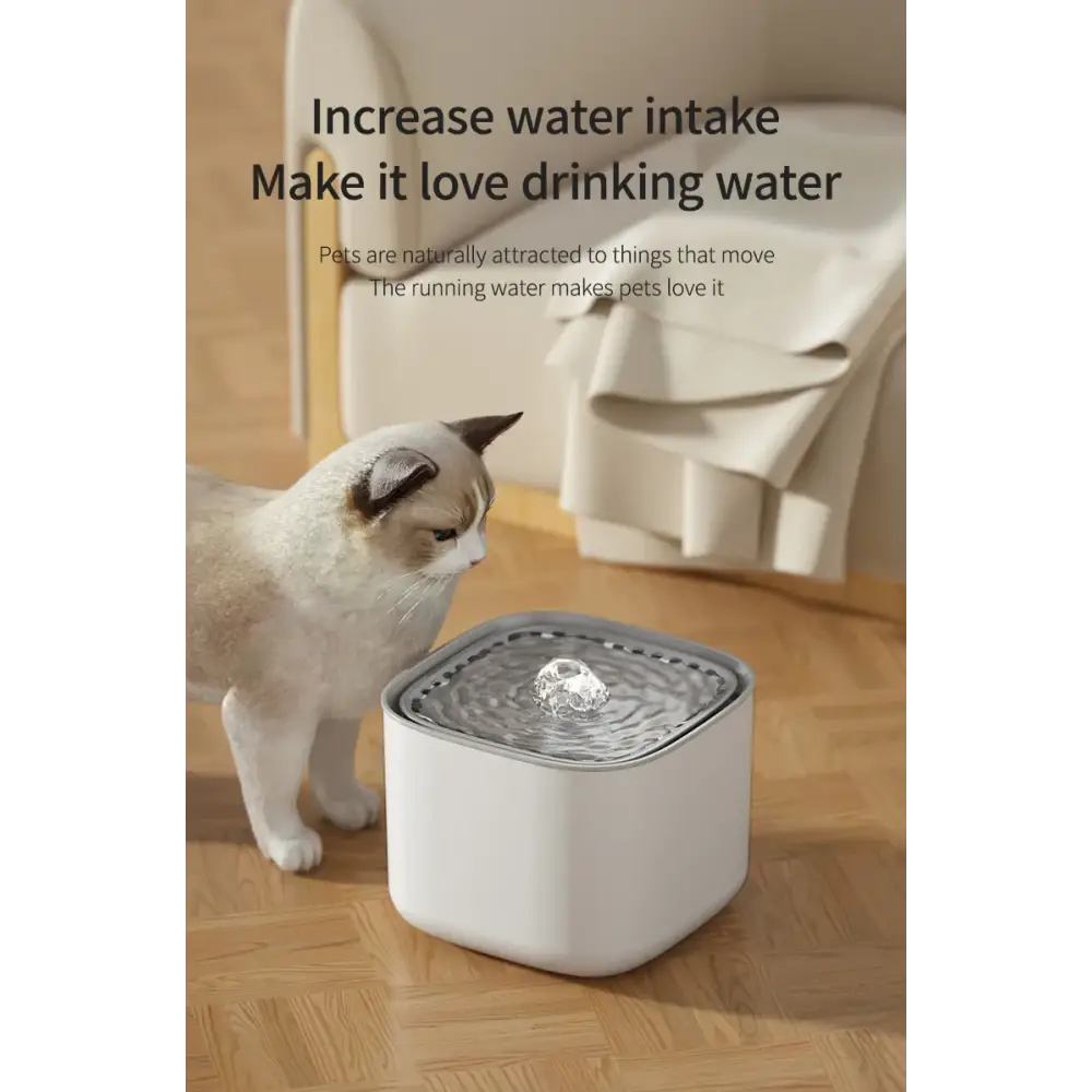 3L Automatic Cat Water Fountain with Filter – USB Quiet Electric Dispenser - cat water fountain