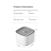 3L Automatic Cat Water Fountain with Filter – USB Quiet Electric Dispenser - cat water fountain
