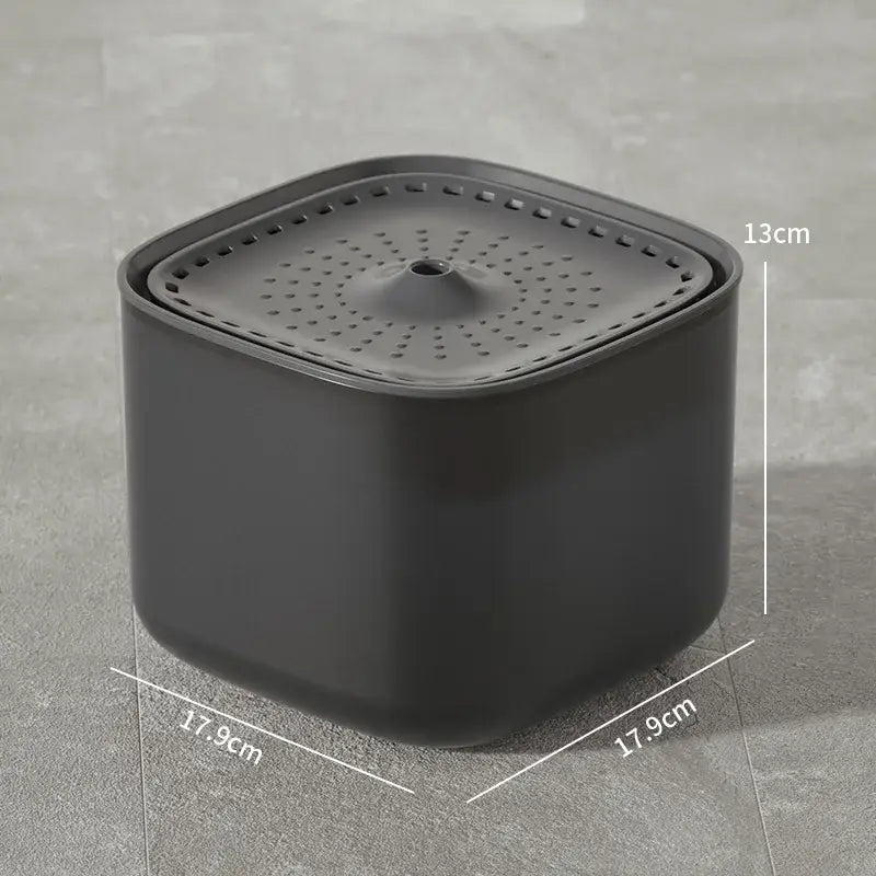 3L Automatic Cat Water Fountain with Filter – USB Quiet Electric Dispenser - Black Regular / USB / 3L - cat water