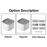 3L Automatic Cat Water Fountain with Filter – USB Quiet Electric Dispenser - cat water fountain