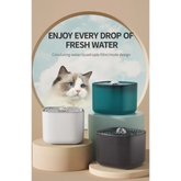 3L Automatic Cat Water Fountain with Filter – USB Quiet Electric Dispenser - cat water fountain