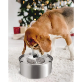3L Stainless Steel No-Spill Water Bowl - pet bowls