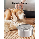 3L Stainless Steel No-Spill Water Bowl - pet bowls