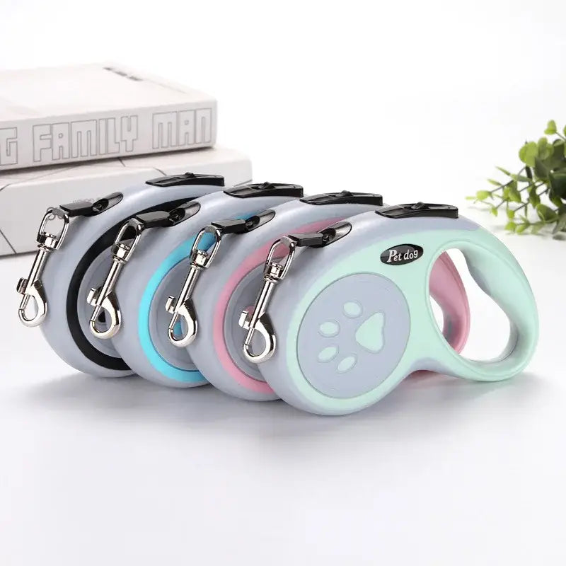 3m 5m Nylon Dog Leash Automatic Retractable Durable Cat Lead Extending Puppy Walking Running Traction Roulette