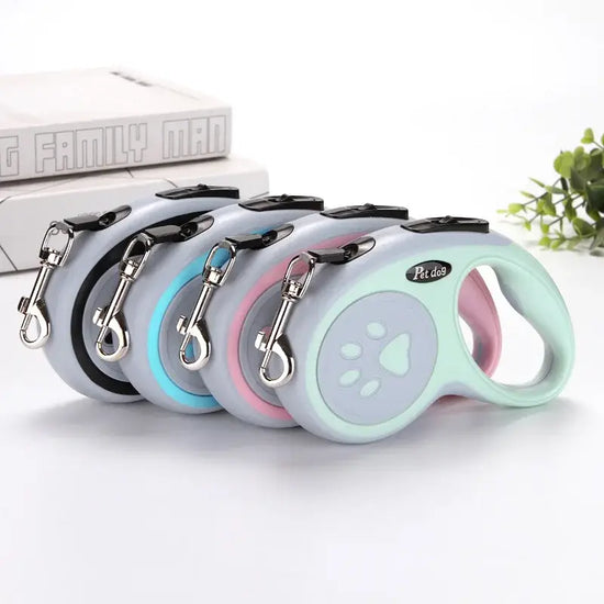 3m 5m Nylon Dog Leash Automatic Retractable Durable Cat Lead Extending Puppy Walking Running Traction Roulette