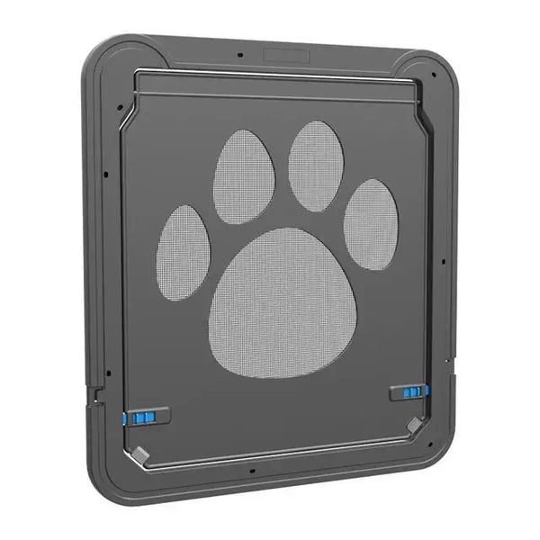 4-Way Lockable Pet Door for Dogs & Cat - 41cmX37CM / black - Pet doors