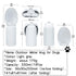 550ml Foldable Pet Water Bottle – Leakproof Travel Dispenser - Light Grey - pet water bowl