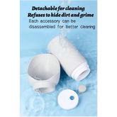 550ml Foldable Pet Water Bottle – Leakproof Travel Dispenser - Light Grey - pet water bowl