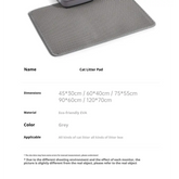 60x90cm Waterproof Double-Layer Cat Litter Mat – Non-Slip Washable Pet Toilet Mat - cat litter mat