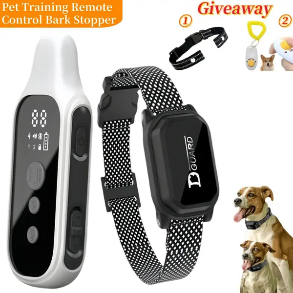 800m Waterproof Dog Training Collar with Remote & LCD - Dog training collar