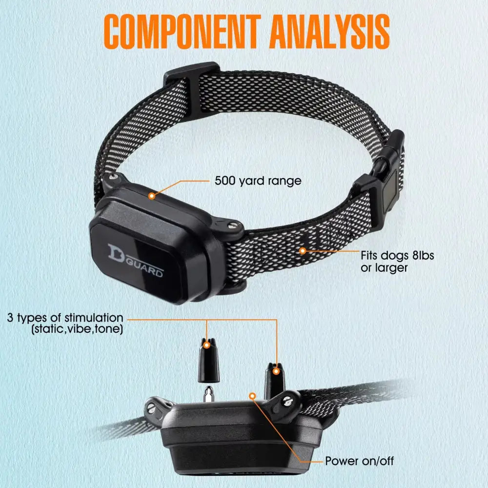 800m Waterproof Dog Training Collar with Remote & LCD - Dog training collar