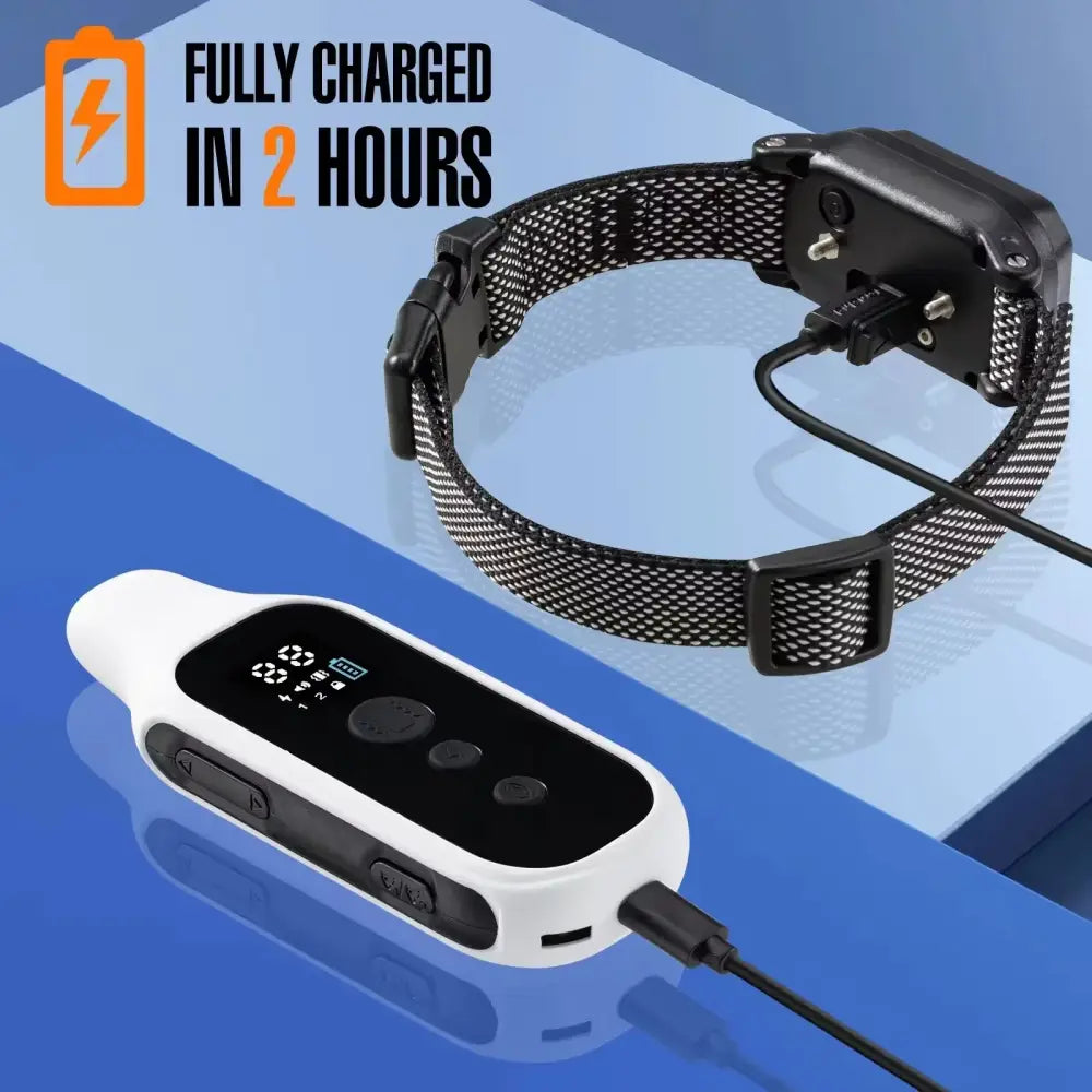 800m Waterproof Dog Training Collar with Remote & LCD - Dog training collar