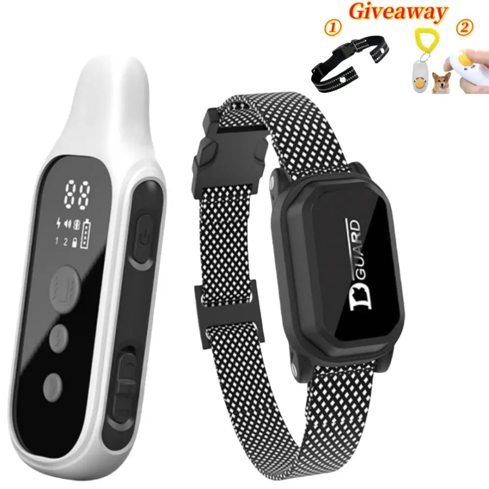 800m Waterproof Dog Training Collar with Remote & LCD - D80-1 - Dog training collar