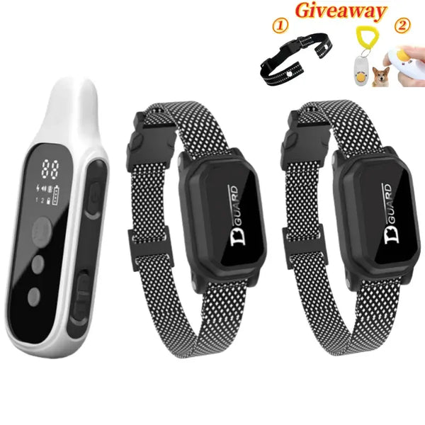 800m Waterproof Dog Training Collar with Remote & LCD - D80-2 - Dog training collar