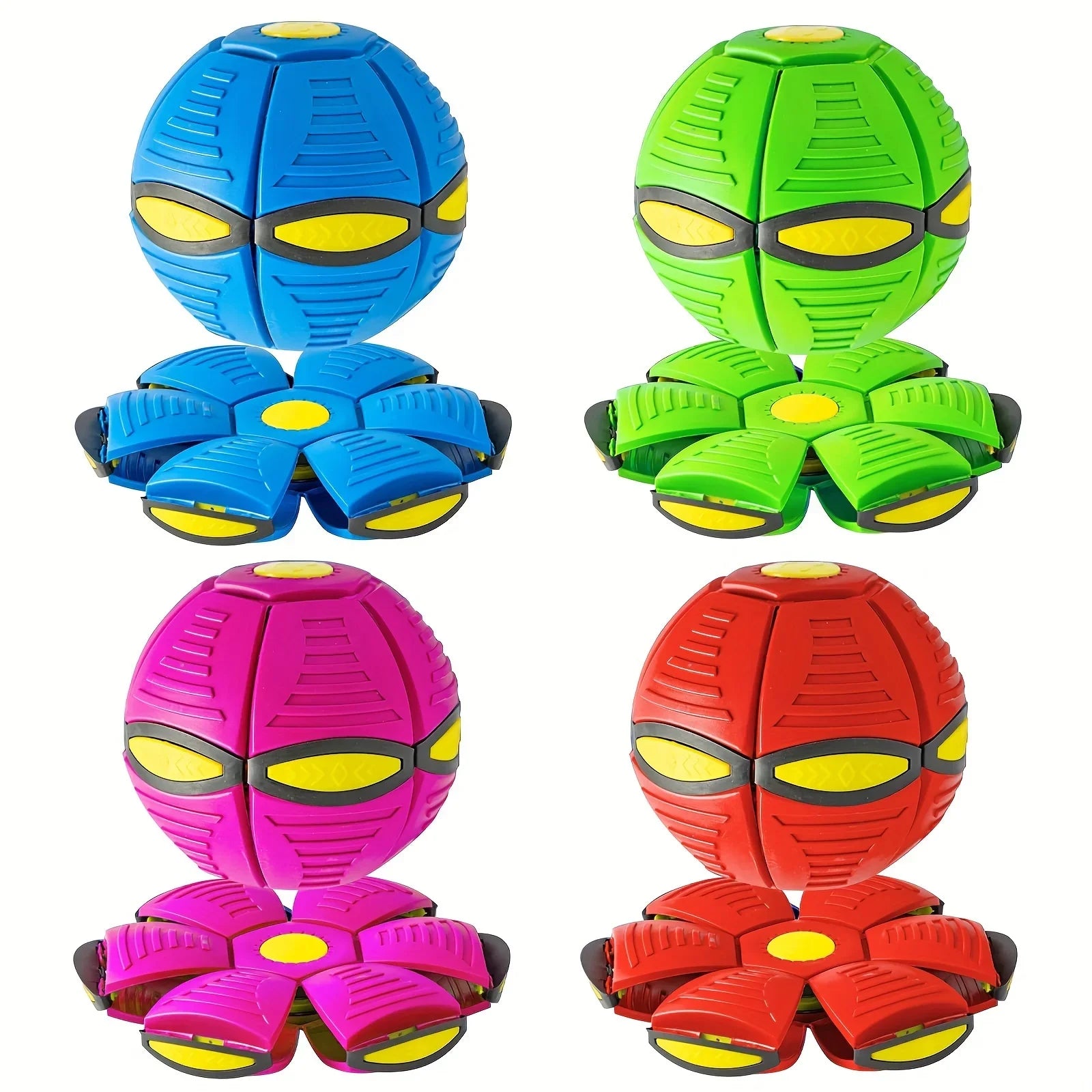 Flying Saucer Bouncing Ball Dog Toy