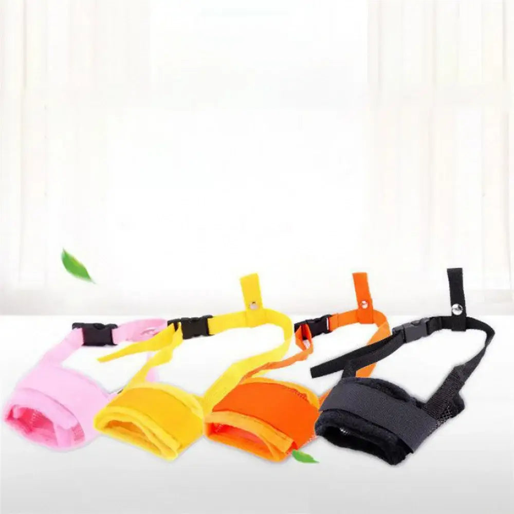 Anti Barking Dog Muzzle for Dogs Adjustable Mesh Breathable Pet Mouth Cover Muzzle for Small Medium Dog Anti-biting Pet