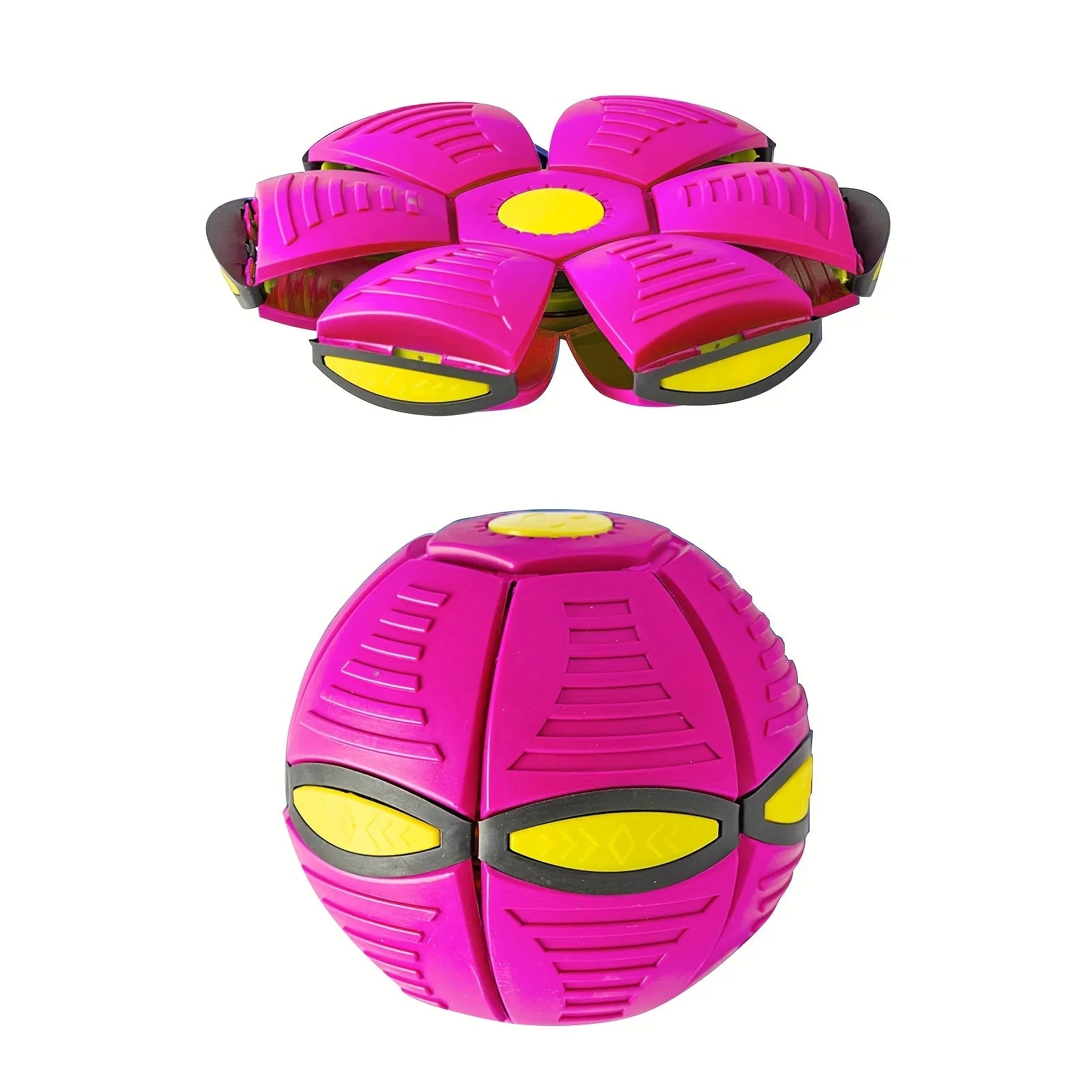 Flying Saucer Bouncing Ball Dog Toy