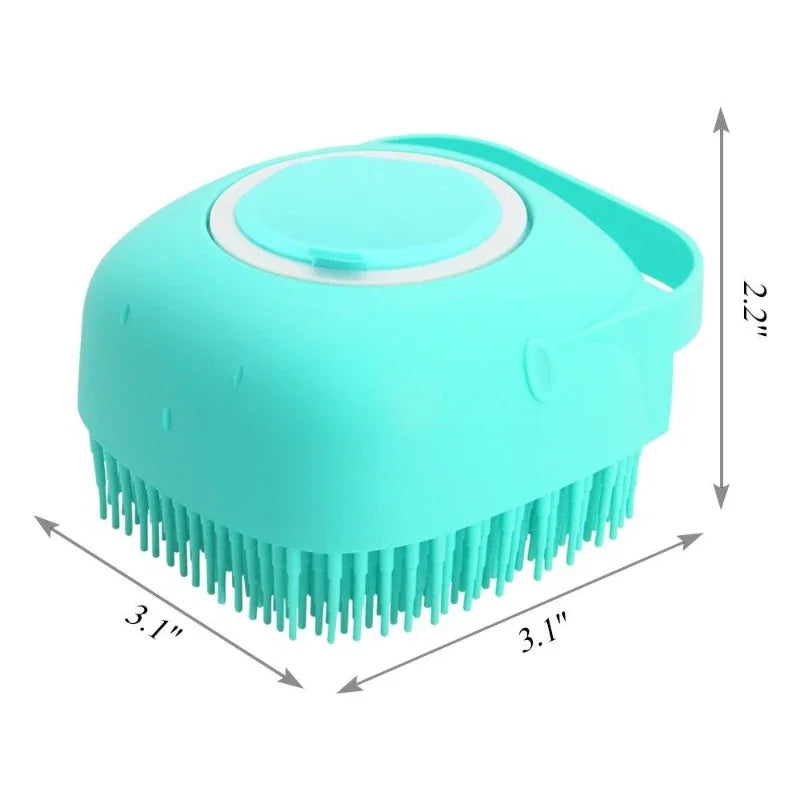 Silicone Pet Bath & Shampoo Brush – 80ml