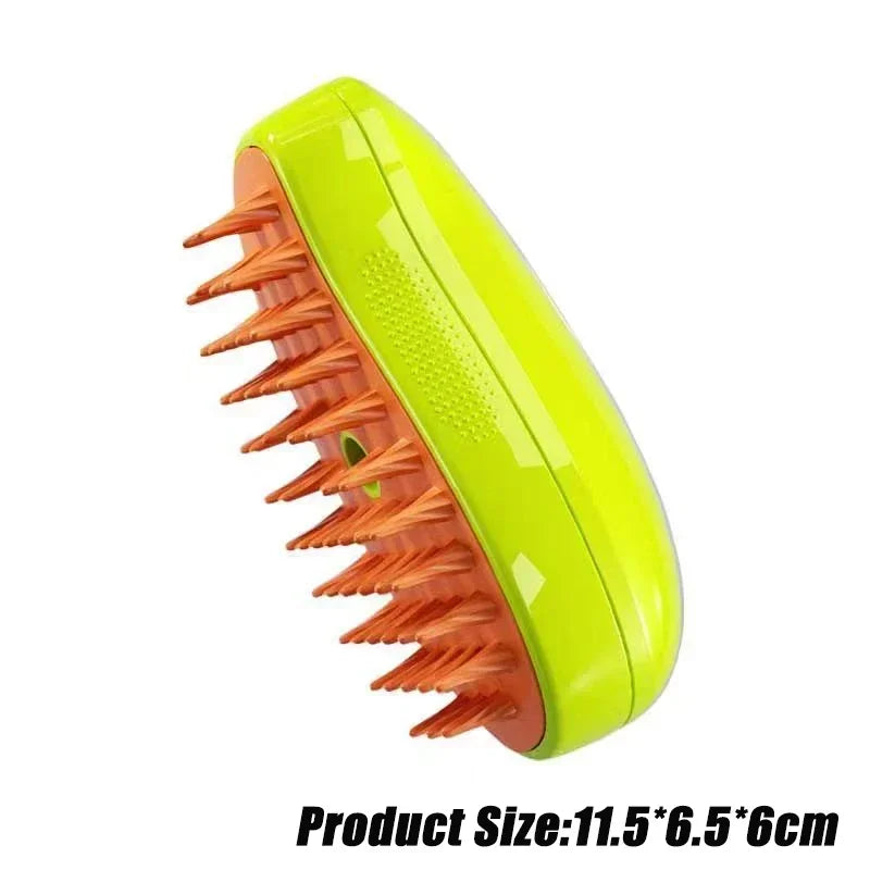 Steamy 3-in-1 Pet Grooming Brush