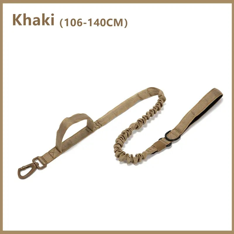 Durable Tactical Dog Collar and Leash Adjustable Military Pet Collar Leash Medium Large Dog German Shepherd Training