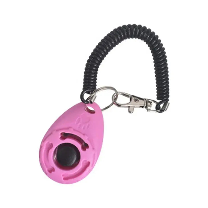 Dog Training Clicker Pet Cat Dog Click Trainer Various Style Aid Adjustable WristStrap Sound Key Chain Dog Repeller Pet