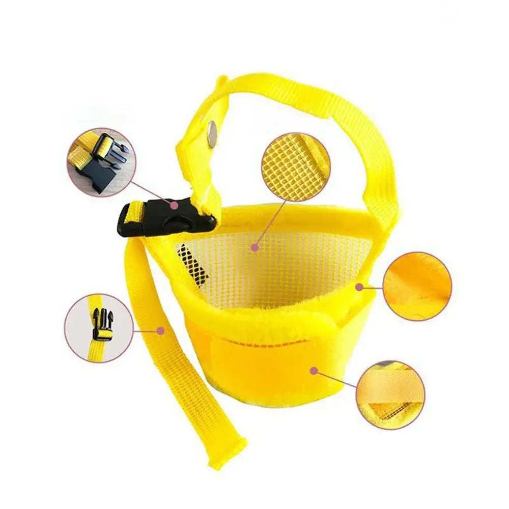 Anti Barking Dog Muzzle for Dogs Adjustable Mesh Breathable Pet Mouth Cover Muzzle for Small Medium Dog Anti-biting Pet