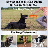 ABQP Ultrasonic Dog Bark Deterrent with LED – 50FT Range - pet training aid