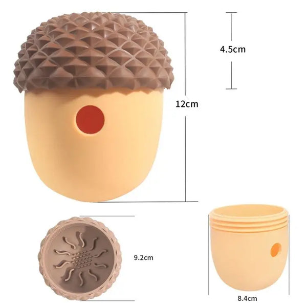 Acorn Shape Educational Slow Eating Toys for Pet