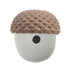Acorn Shape Educational Slow Eating Toys for Pet - Pet Toys / Grey & Brown