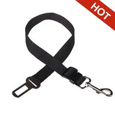 Adjustable Pet Car Seat Belt Clip - black - dog seat belt
