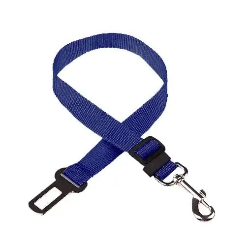 Adjustable Pet Car Seat Belt Clip - Blue - dog seat belt