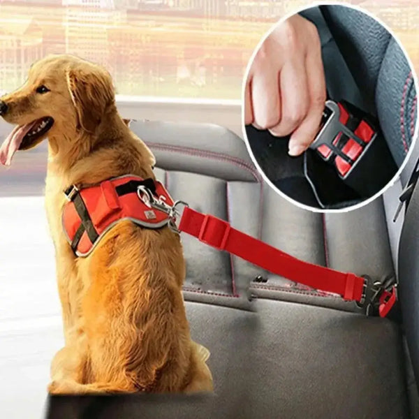 Adjustable Pet Car Seat Belt Clip - dog seat belt