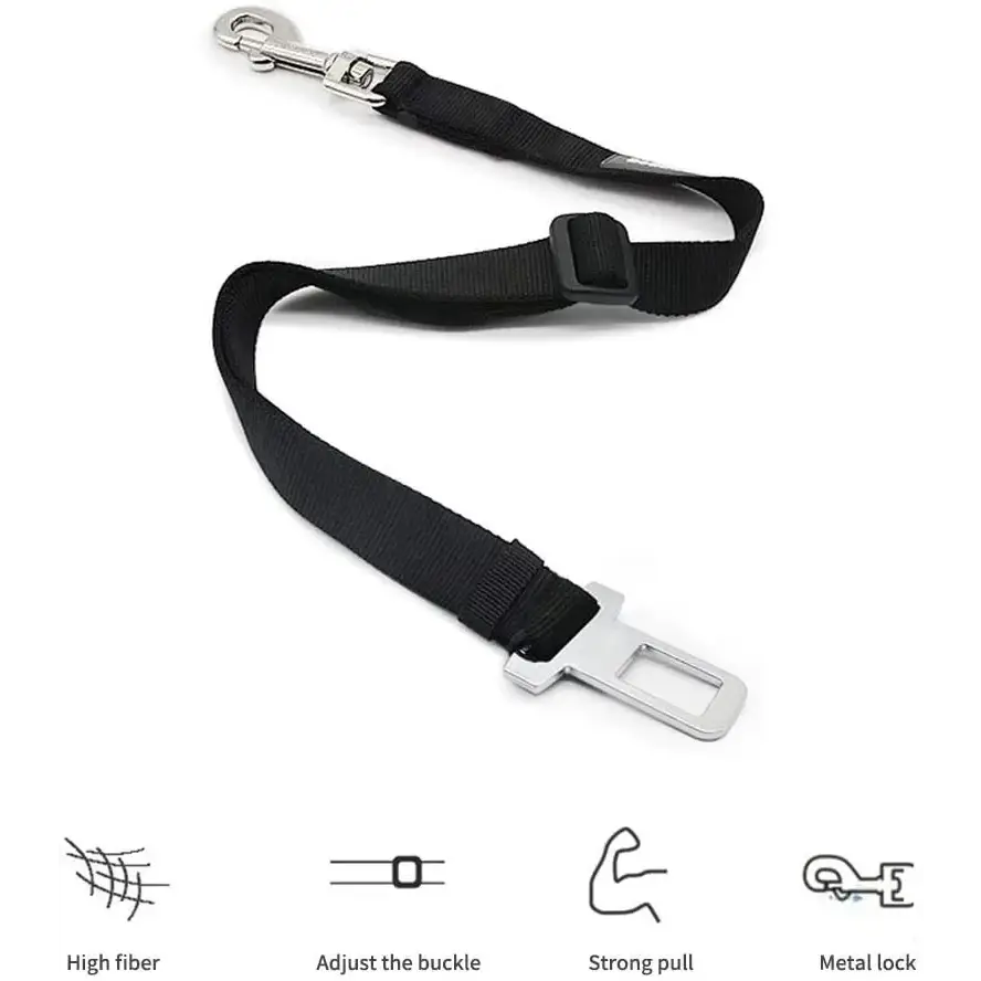 Adjustable Pet Car Seat Belt Clip - dog seat belt