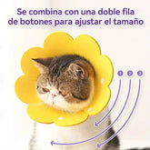 Adjustable Pet Recovery Cone Collar - cat e-collar